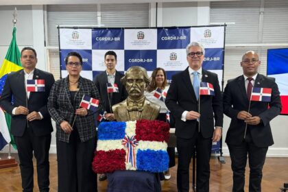 Consulado dominicano en Río de Janeiro honra el legado de Juan Pablo Duarte en el 213.º aniversario de su natalicio
