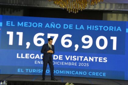 RD alcanza récord histórico en llegada: 1.4 millones de visitantes en diciembre y 11,676,901 en todo el año
