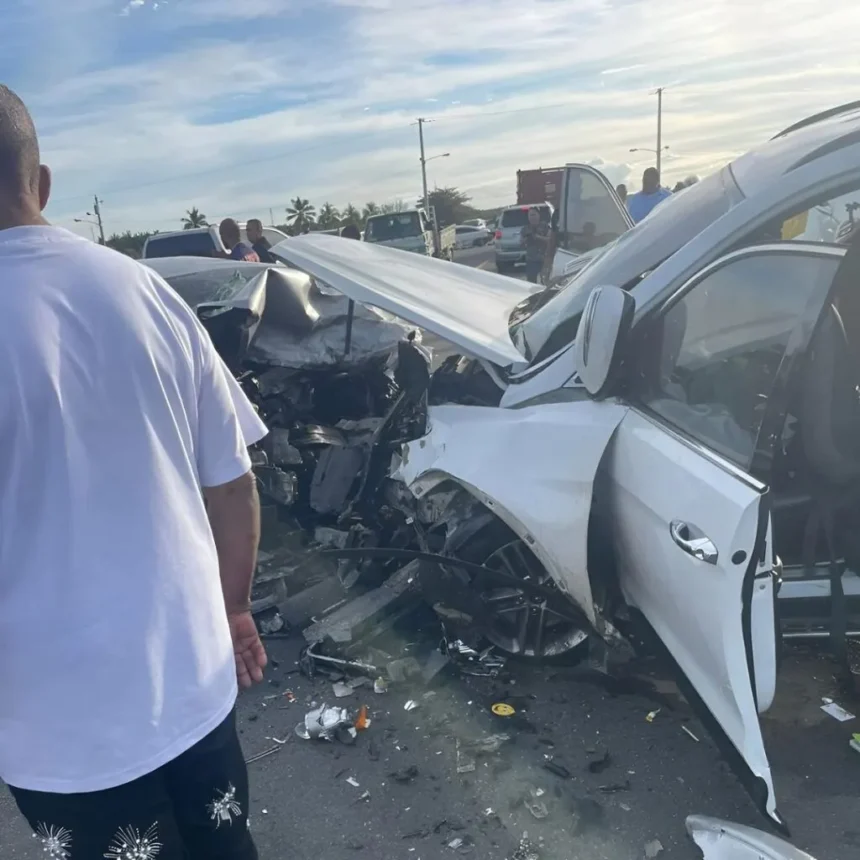 Tres muertos y cuatro heridos en accidente de tránsito en la Circunvalación de Baní