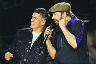 Juan Luis Guerra y Eddy Herrera juntos por primera vez en el carnaval de Barranquilla, Colombia