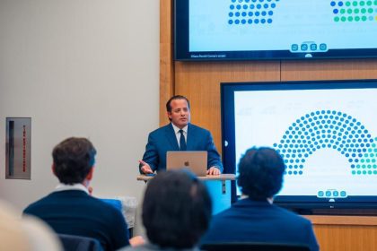 Ministro José Paliza en Georgetown: “EE.UU. es nuestro principal aliado, nuestro amigo más importante”