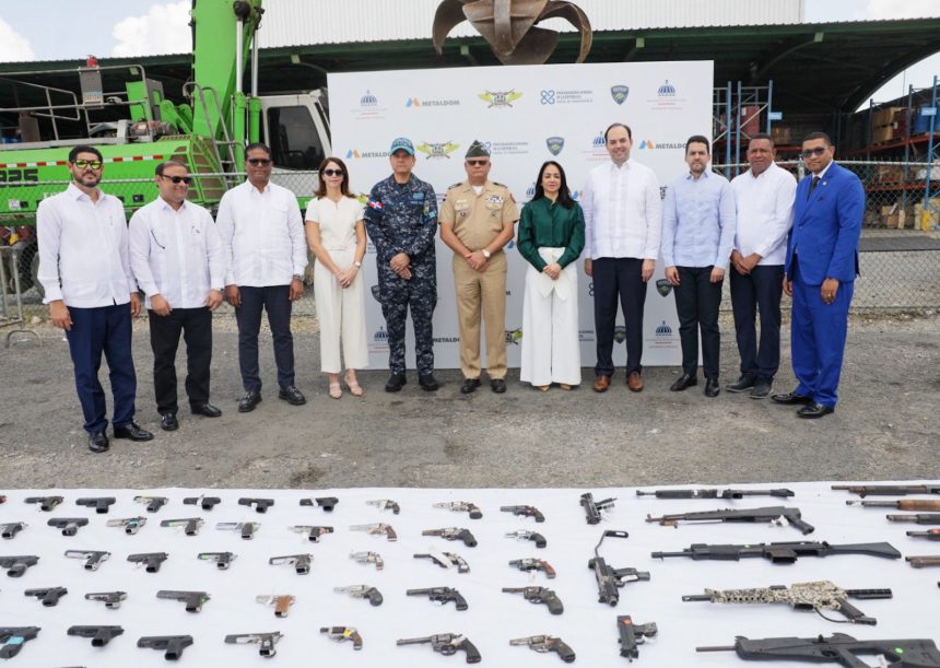 Destruyen 14,699 armas para fortalecer la seguridad ciudadana en RD