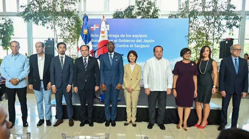 Cooperación entre República Dominicana y Japón fortalece capacidades para enfrentar el sargazo