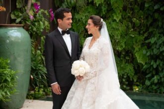 Omar Fernández y Alexia Rubio sellan su unión ante la Iglesia
