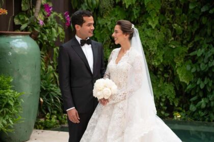 Omar Fernández y Alexia Rubio sellan su unión ante la Iglesia