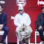 Residente participa en el lanzamiento de la nueva etapa de la campaña "Hablemos Sin Vergüenza" de Prudence en Santo Domingo.