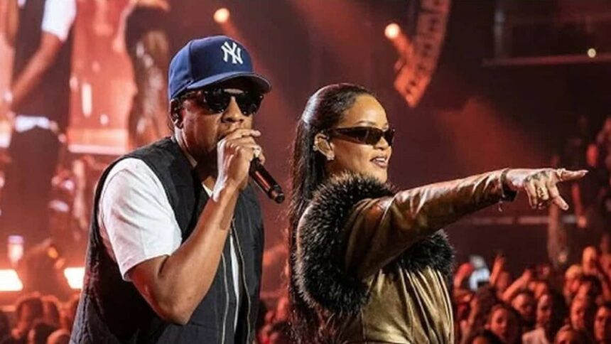 Rihanna regresa a los escenarios junto a Jay-Z durante concierto en Nueva York