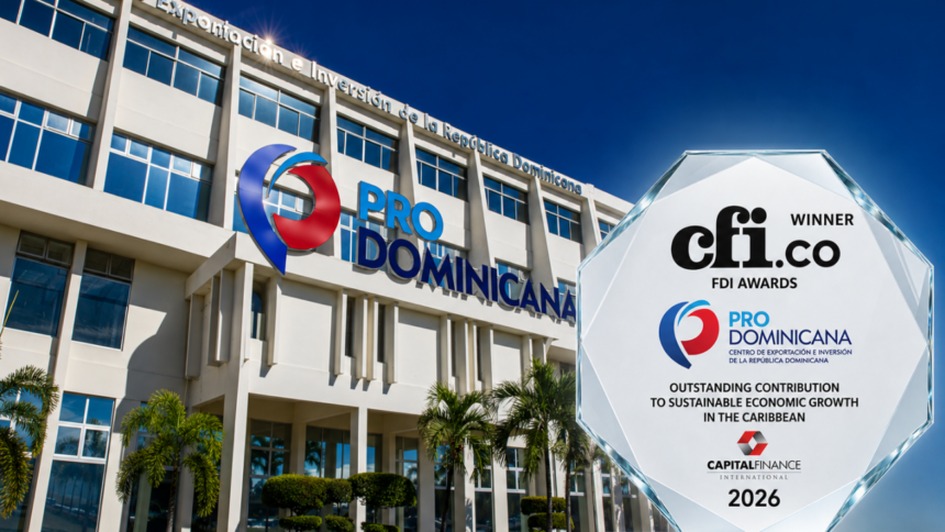 ProDominicana recibe premio internacional CFI.co 2026 por crecimiento sostenible