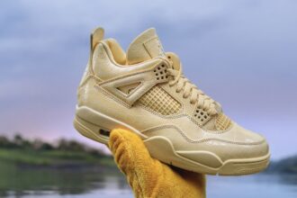 J Balvin Air Jordan 4 Amazonas amarillas inspiradas en Colombia